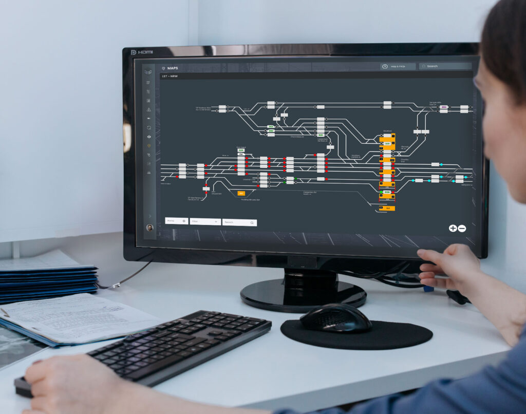 Machine Operation Map Rail Operations Maps | ITAL Group